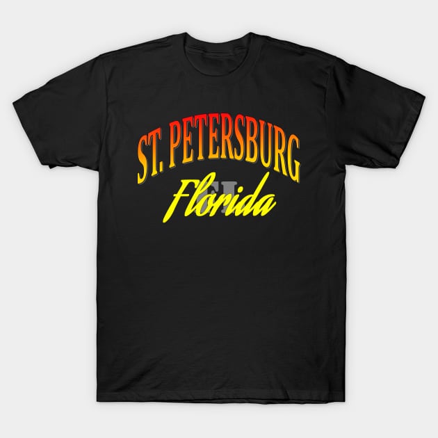 City Pride: St. Petersburg, Florida T-Shirt by Naves